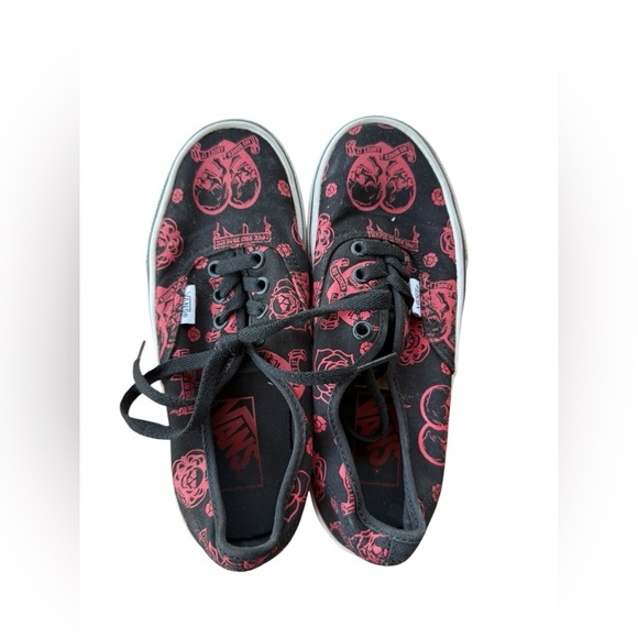 VANS Authentic - Love you To Death Black SKATE SHOES SZ 5 Womens VN0A5KS96BT - Picture 11 of 11